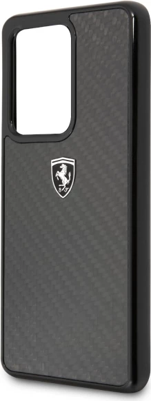 Mbështjellës Ferrari Heritage Carbon për Samsung Galaxy S20 Ultra, i zi