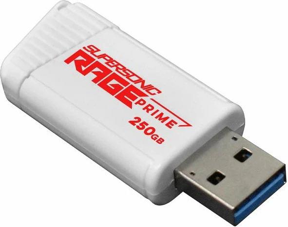 memorje USB PATRIOT Supersonic Rage Prime PEF250GRPMW32U 250GB USB 3.2 Gen2 deri 600MB/s, e bardhë