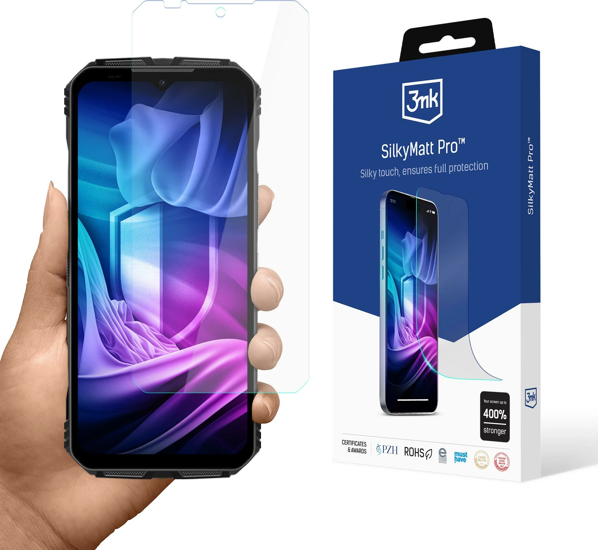 Mbështjellës ekran 3mk Silky Matt Pro për Doogee V Max Pro, Mat