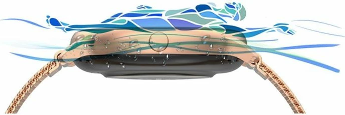 Smartwatch për femra G.Rossi, rozë gold