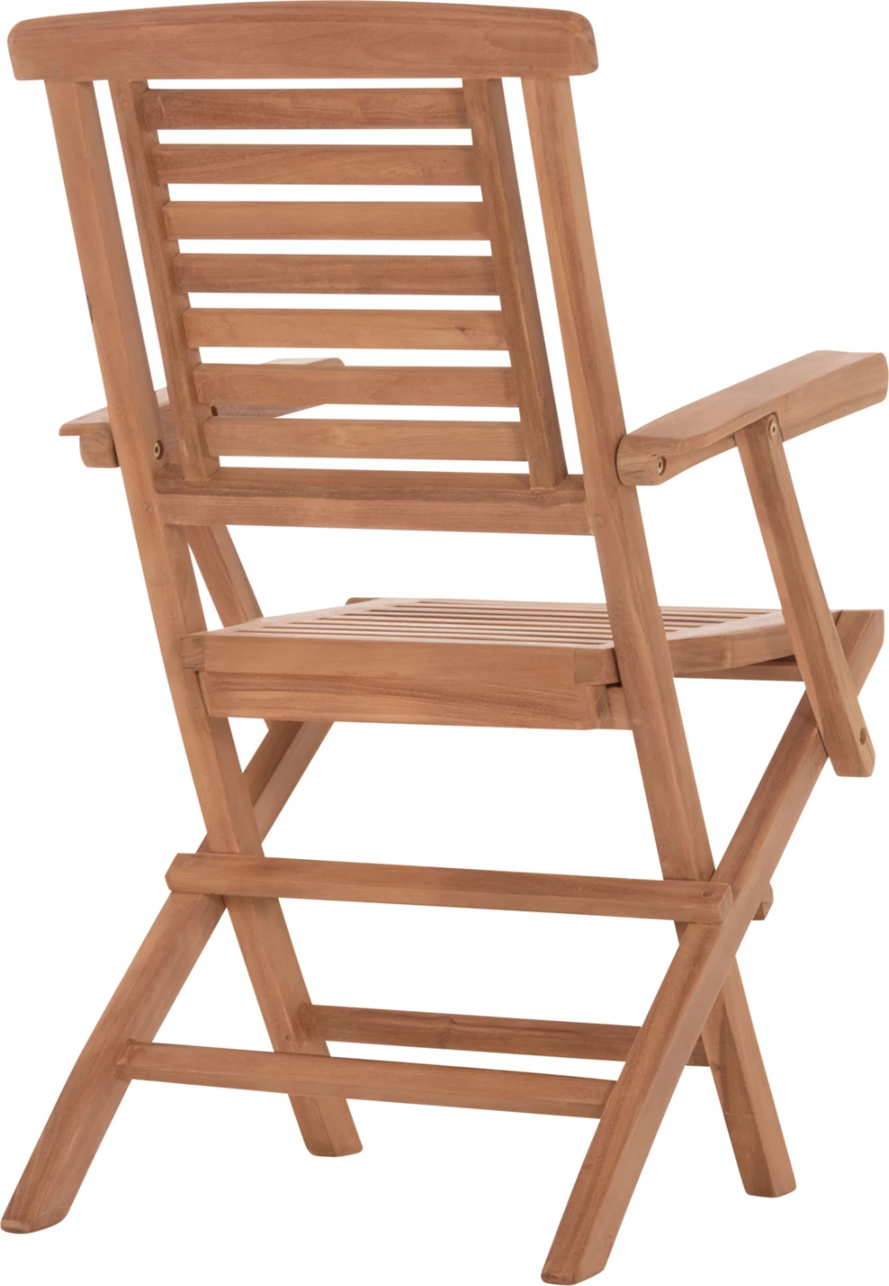 Karrige palosëse për ngrënie jashtë, dru tik, CRANDER FH6377, set prej 2 copë, 53x63x90cm