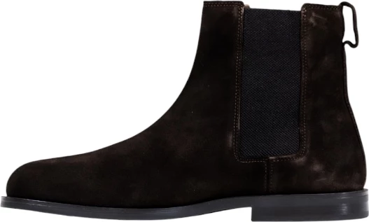 Çizme për meshkuj Calvin Klein ESS RUBBER CHELSEA S HM0HM02055, kafe e errët [Madhësia: 44]