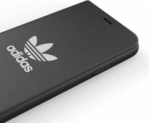 Mbështjellës Adidas OR Booklet Case Basic për iPhone 11 Pro Max, zi-bardhë