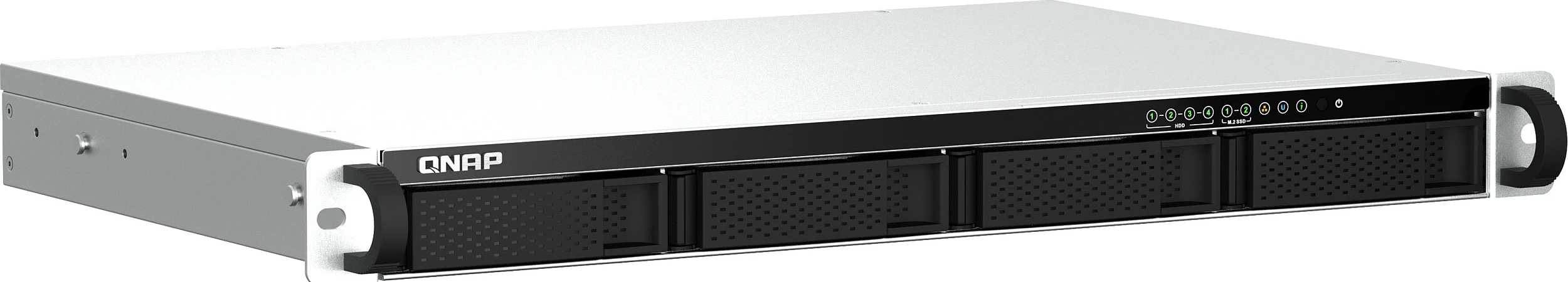 NAS rackmount QNAP TS-464EU-8G, 4 vende, Intel Celeron N5105/N5095, 8GB RAM, 1U