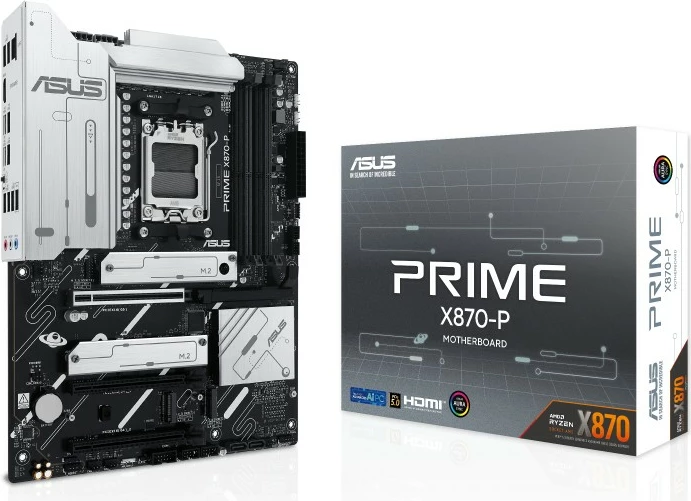 Pllakë amë ASUS PRIME X870-P, Socket AM5, DDR5-SDRAM, 192 GB