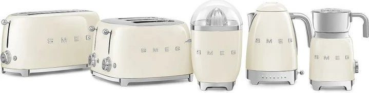 Toster SMEG TSF02CREU, 2-fetash, krem