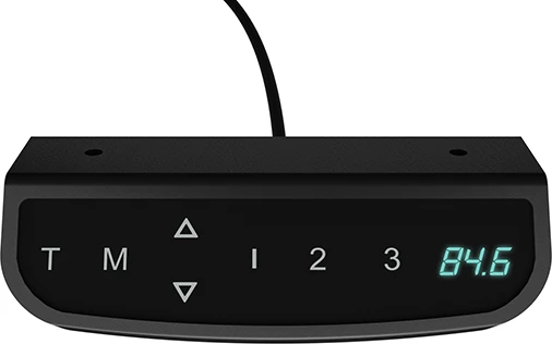 kornizë tavoline ergonomike me ngritje elektrike ICYBOX IB-EW206B-T, 62-128 cm, 100-165 cm, 125 kg, e zezë