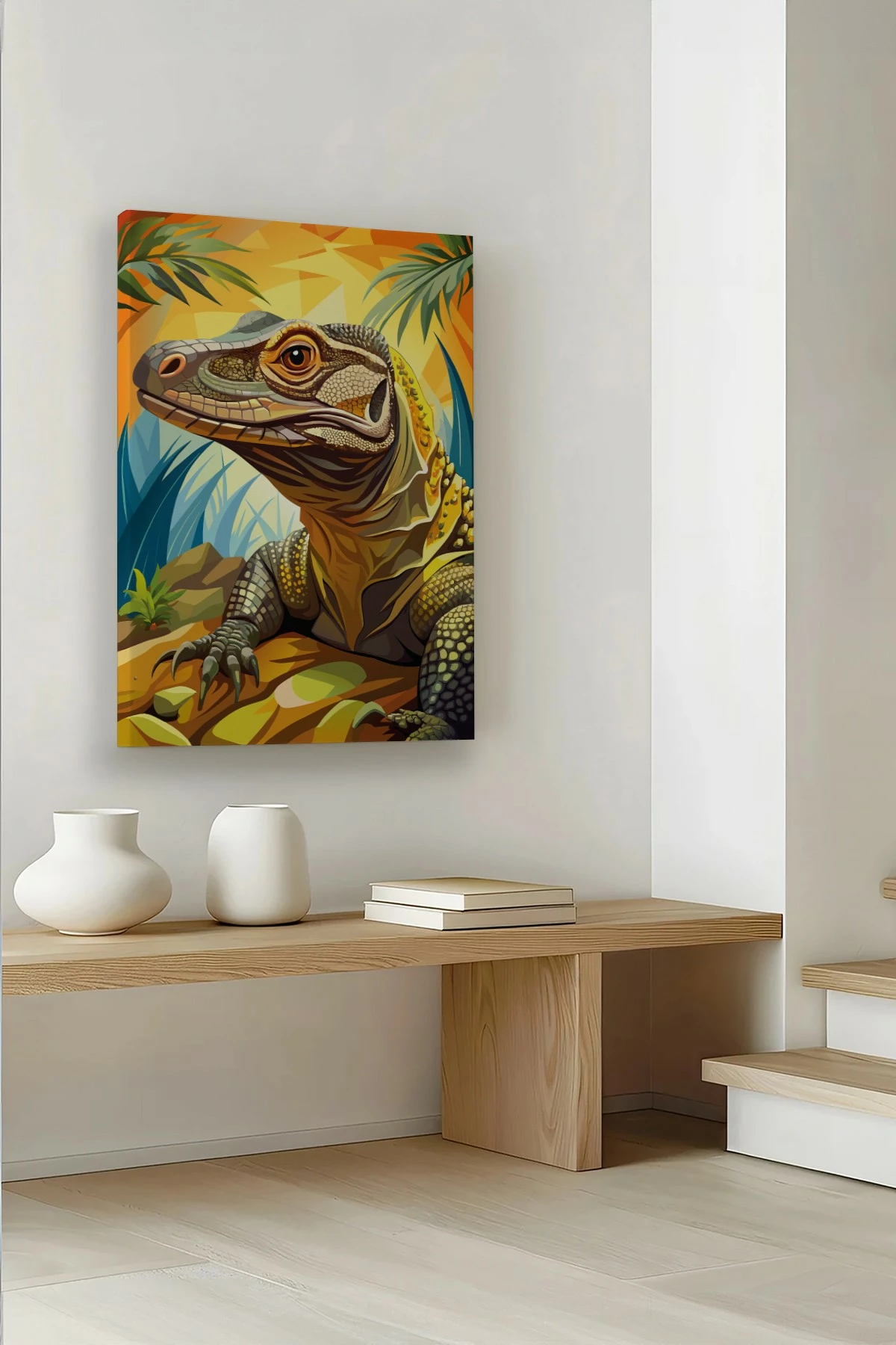 Pikturë dekorative në kanavacë Wallity, Ersysb054, shumëngjyrëshe, 50x70cm