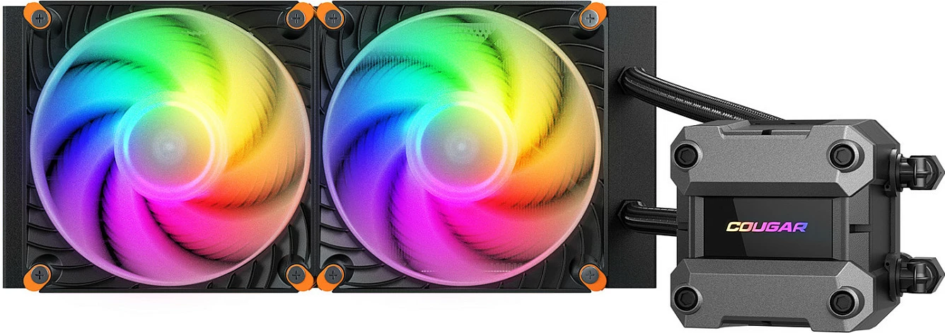 Ftohës uji CPU Cougar Poseidon Ultra 240, ARGB, i zi