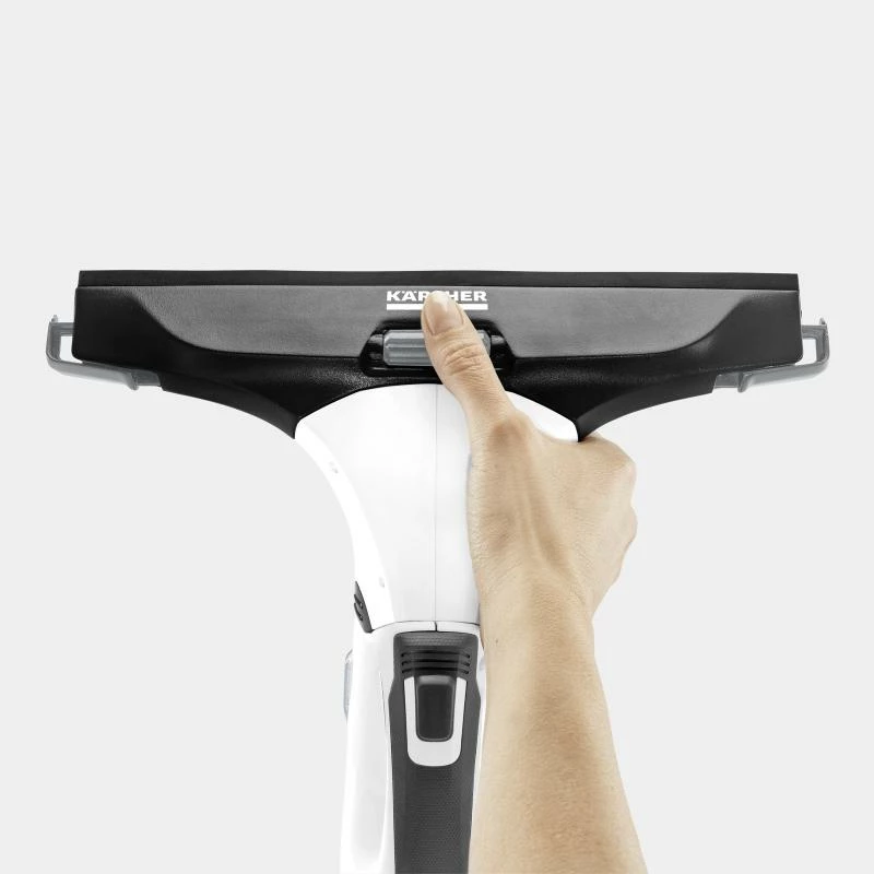 Aspirator për dritare Kärcher WV 5 Plus, bateri e heqshme, set me shishe spërkatëse + leckë mikrofibre + grykë e ngushtë, e bardhë