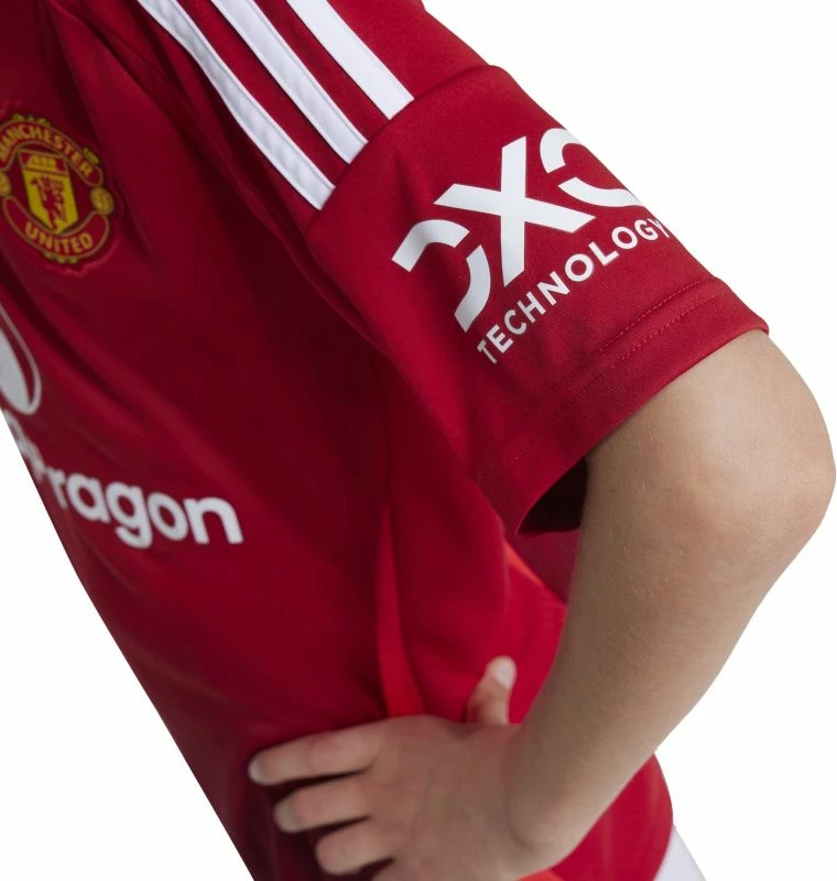 Maicë për fëmijë adidas Manchester United, e kuqe [Madhësia: 128]