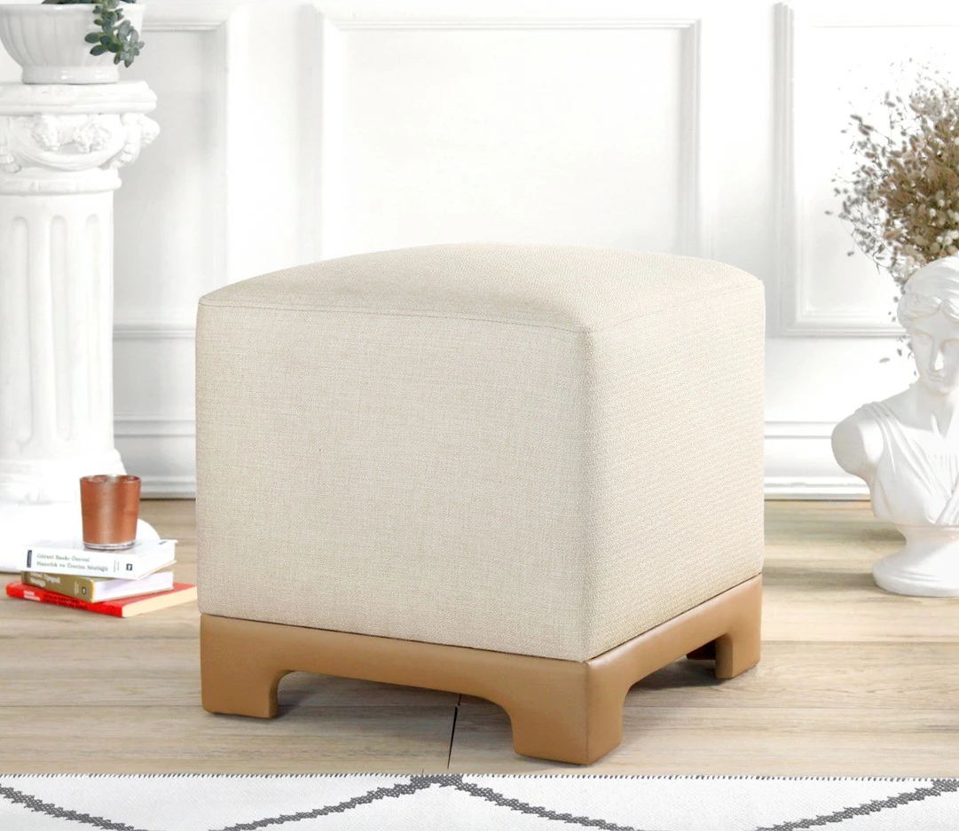 Puf Atelier del Sofa, Lenover, krem-bezhë