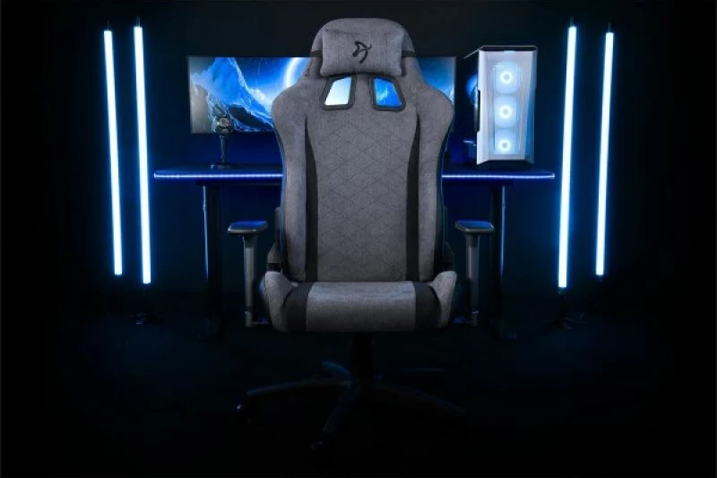 Karrige gaming Arozzi për meshkuj, gri