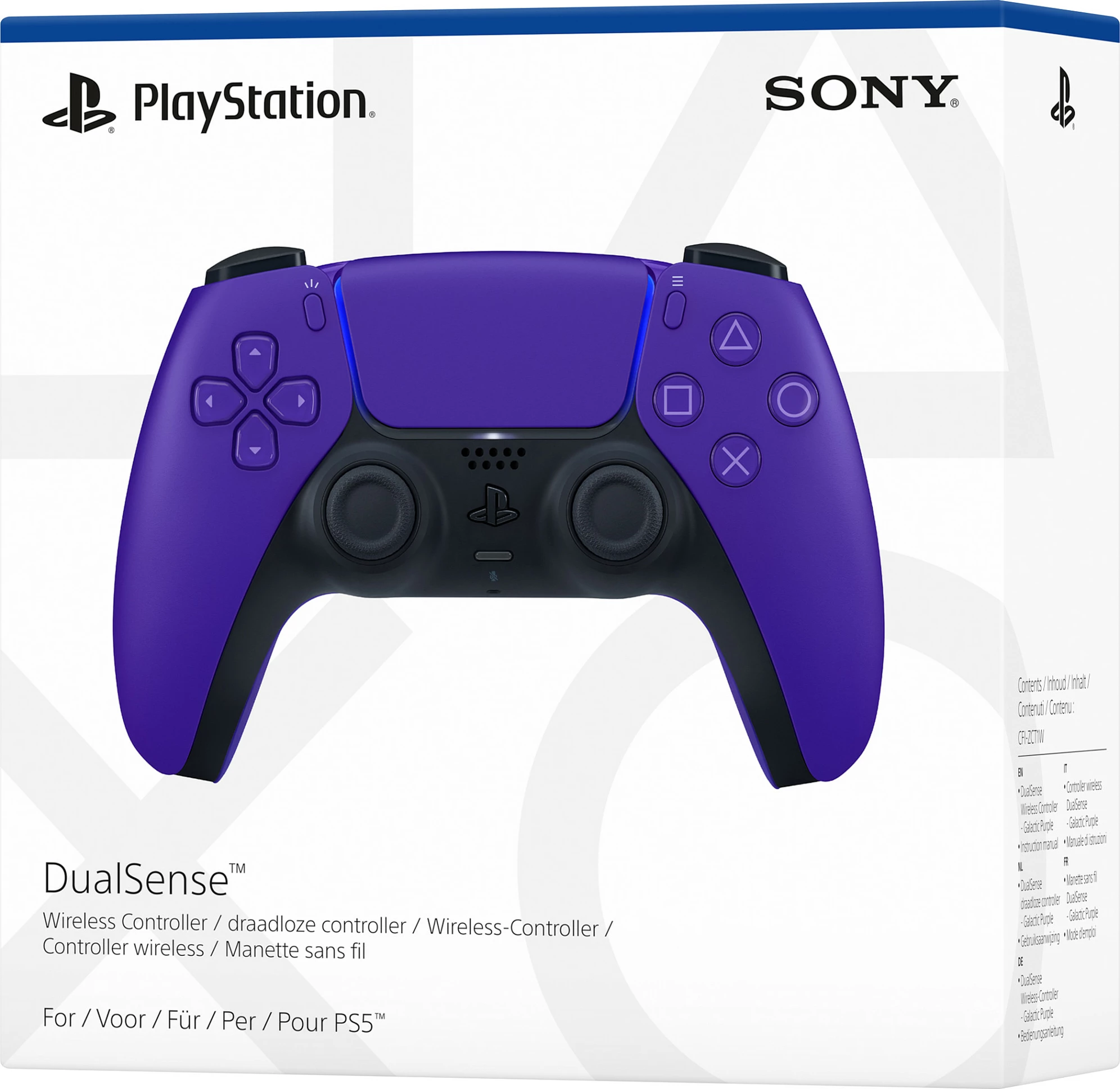 Kontroller wireless Sony DualSense për PS5, Galactic Purple 8