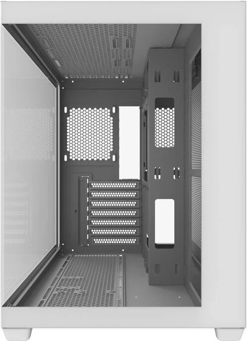 Kasë Darkflash C285P, Mini Tower, ATX/M-ATX/ITX, xham i temperuar, e bardhë