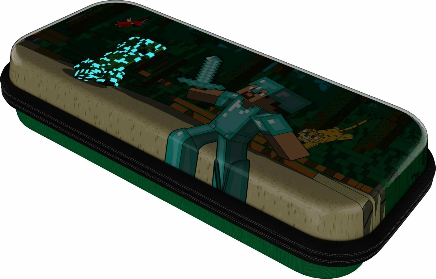 Kasë udhëtimi PDP REALMz Plus GLOW 500-245-FSBT, për Nintendo Switch/Switch Lite/Switch OLED, glow in the dark, e gjelbër