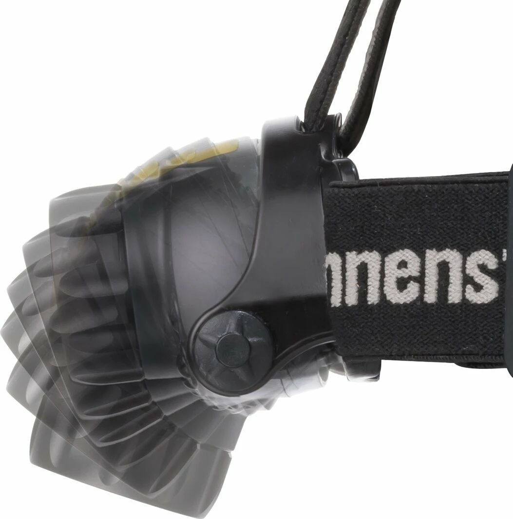 Lampë ballore Brennenstuhl LuxPremium, USB-C, bateri Li-Ion 3.7V 2.5Ah, IP44, rreze 80 m, e zezë, me kabllo karikimi USB-C