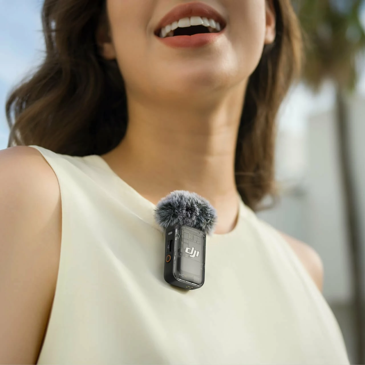Mikrofon wireless DJI Mic 2 Transmitter CP.RN.00000328.01, 8GB, omnidireksional, 160m, 6 orë, i zi