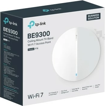 Access point TP-Link BE9300, 2.4 GHz, 5 GHz, 6 GHz, 2500 Mbit/s, Bardhë