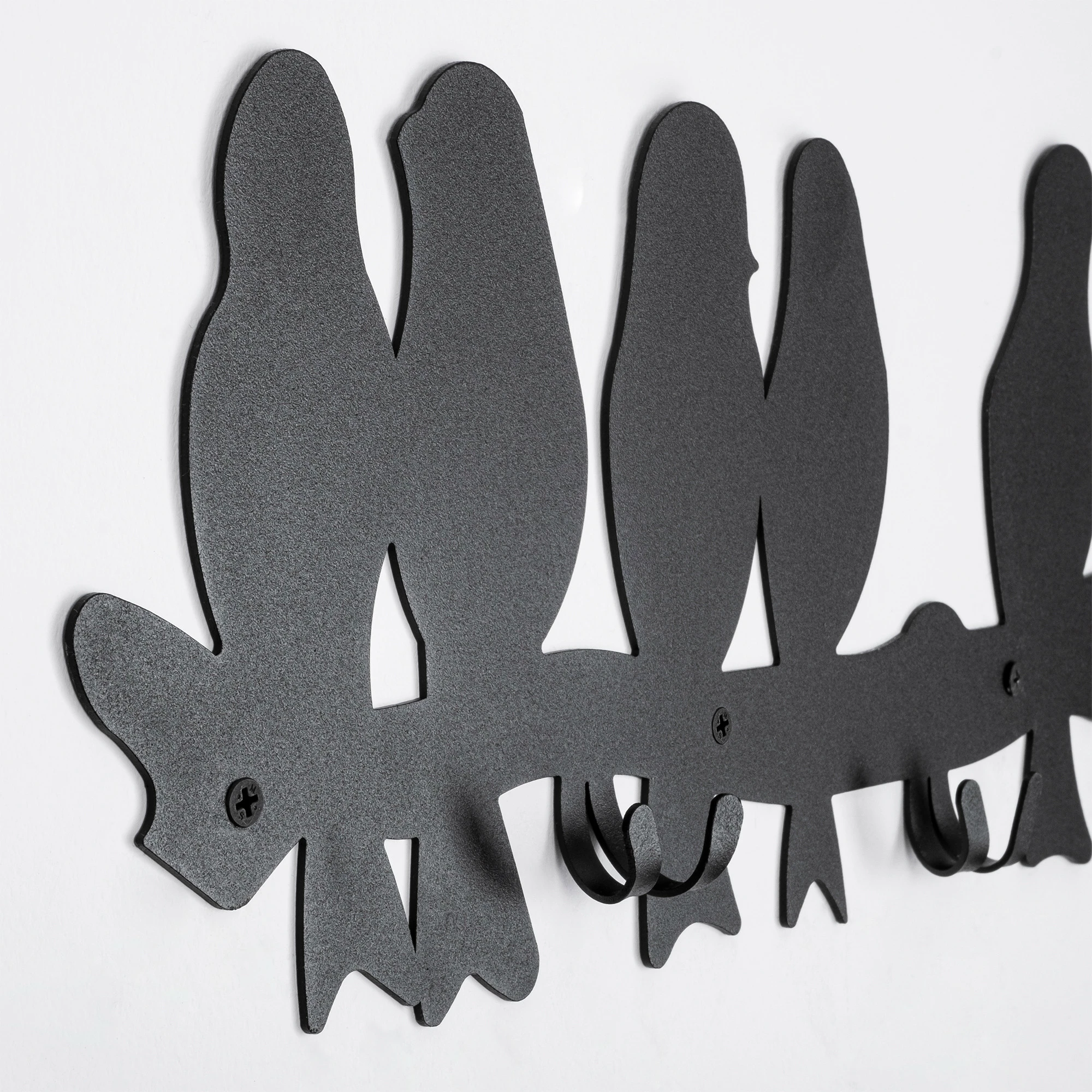 Varëse muri metalike Wallity, model Muhabbet, WSH-021, e zezë