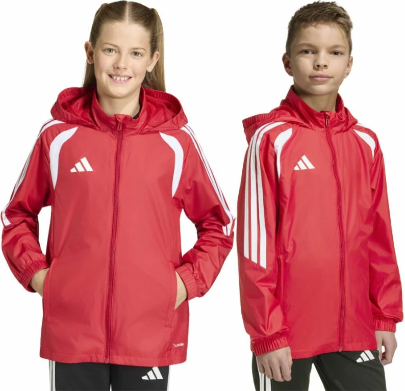 Jakne fëmijësh adidas Tiro 26 League Windbreaker JY9724, e kuqe [Madhësia: 116 cm]