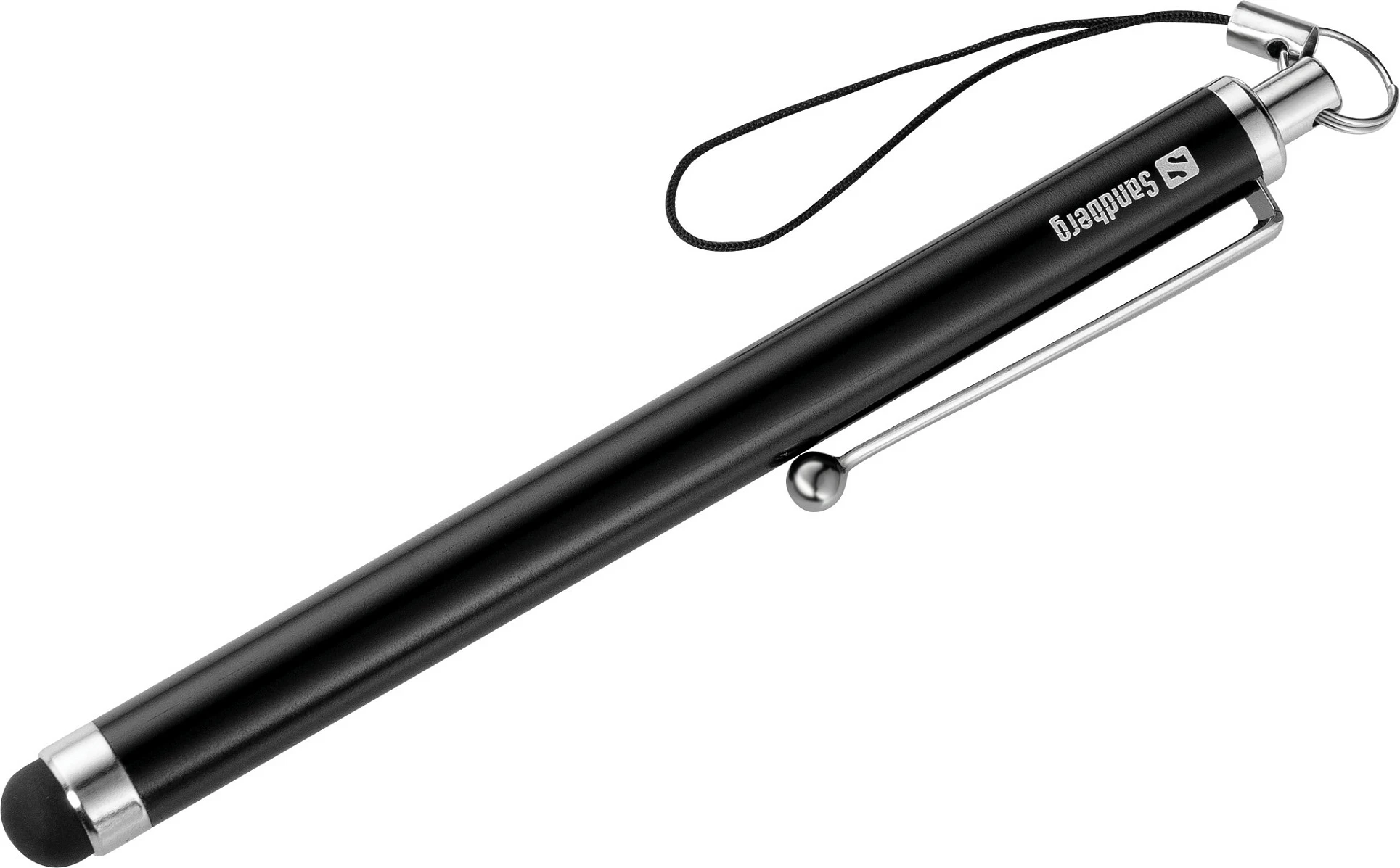 Stilus për touchscreen Sandberg Touchscreen Stylus Pen Saver, i zi