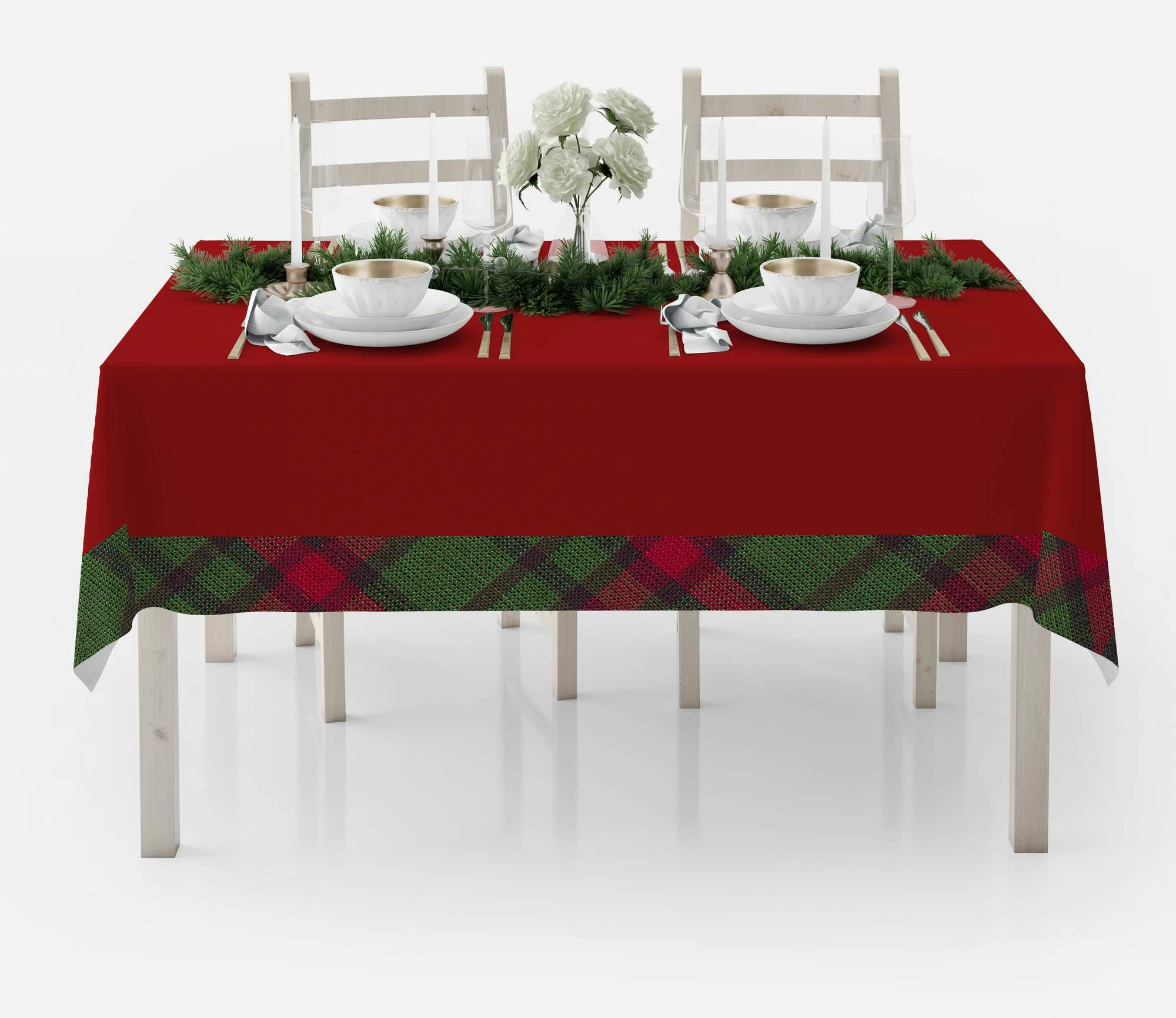 Mbulesë tavoline Hermia Concept, shumëngjyrëshe, HM-Tblnwy26-10, 140x140 cm