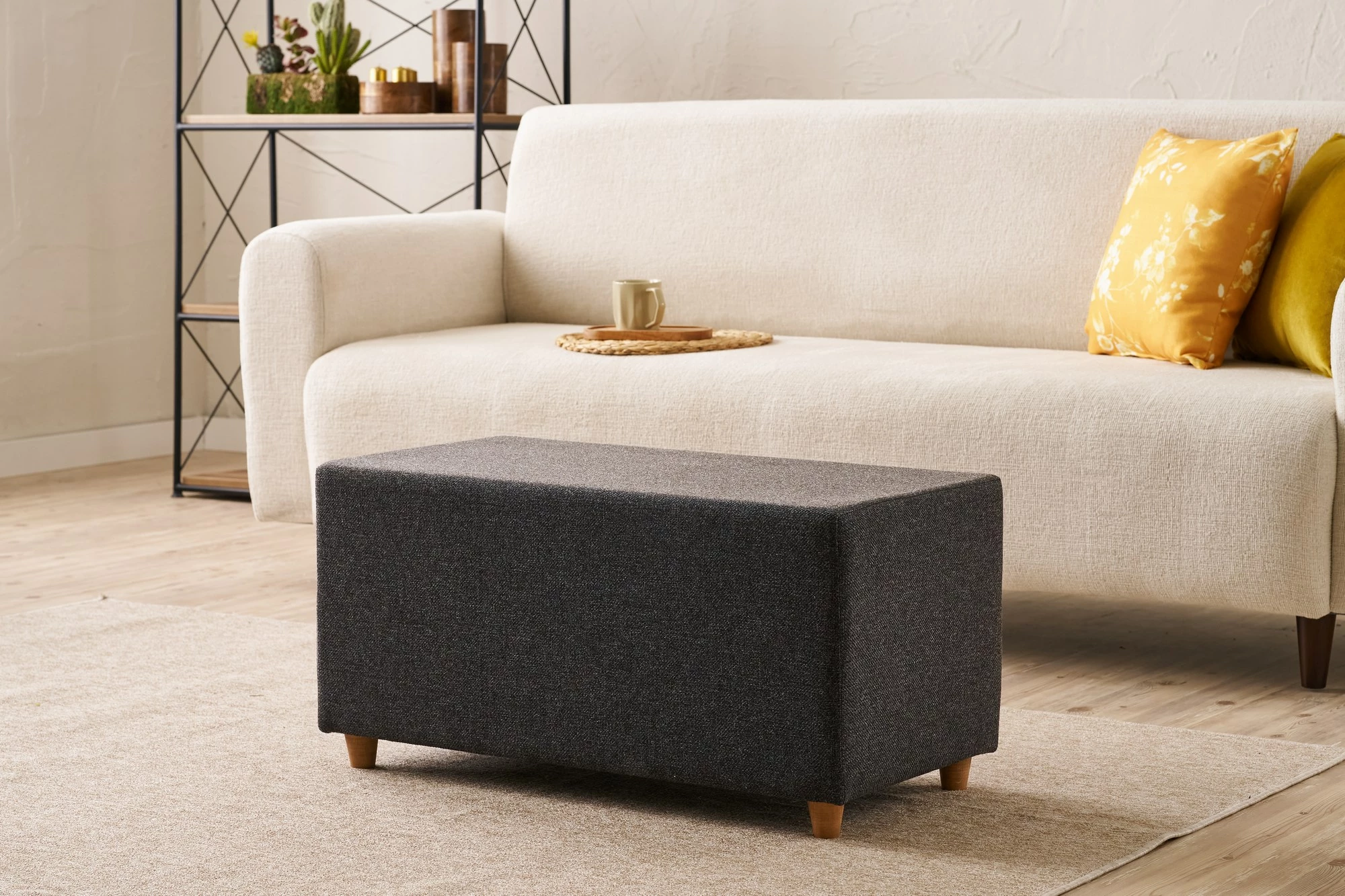 Puf Atelier del Sofa, ngjyrë fume, Urla
