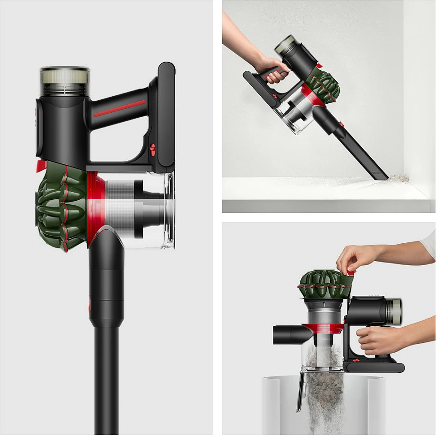 Fshesë me bateri Dyson V8 Cyclone, 2-në-1, pa qese, 0.54 L, 150 AW, e zezë