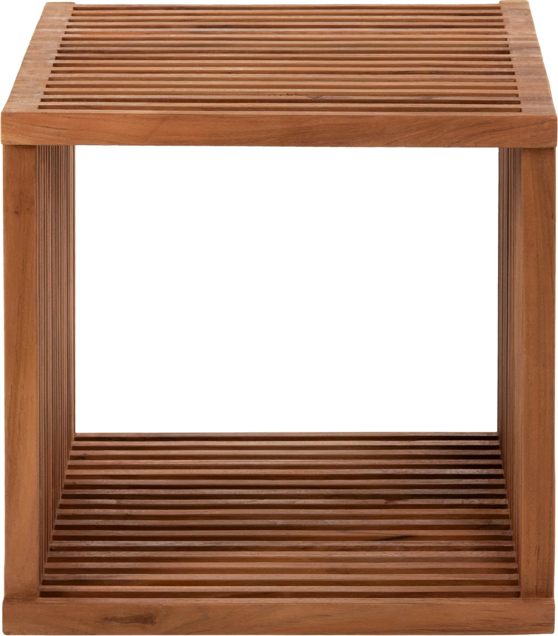 Tavolinë anësore kubike, 1 copë, dru tik, FH9482, 40x40,5x40,5H cm