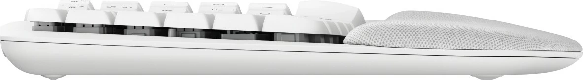 Tastierë Logitech Wave Keys për Mac, wireless, ergonomike, e bardhë