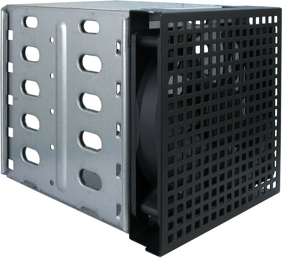Kasë serveri rack Inter-Tech 4U 40240, 19", ATX/micro ATX/Mini-ITX, 11x 3.5" + 4x 2.5", e zezë/gri