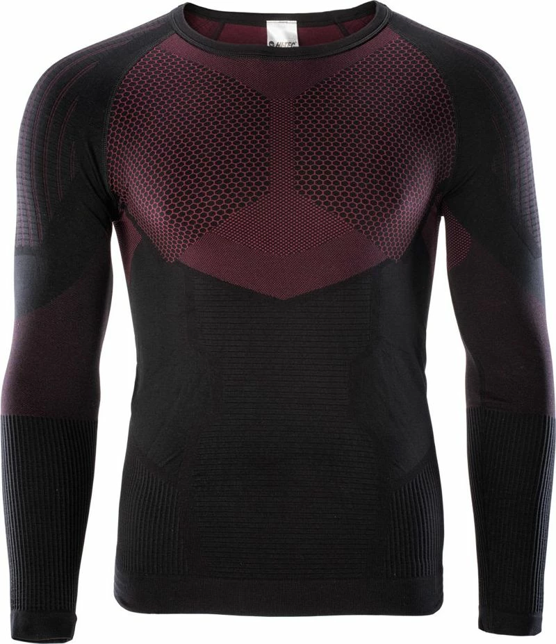 Bluze termike Hi-Tec Hino Top, XL/XXL, zi/kuqe