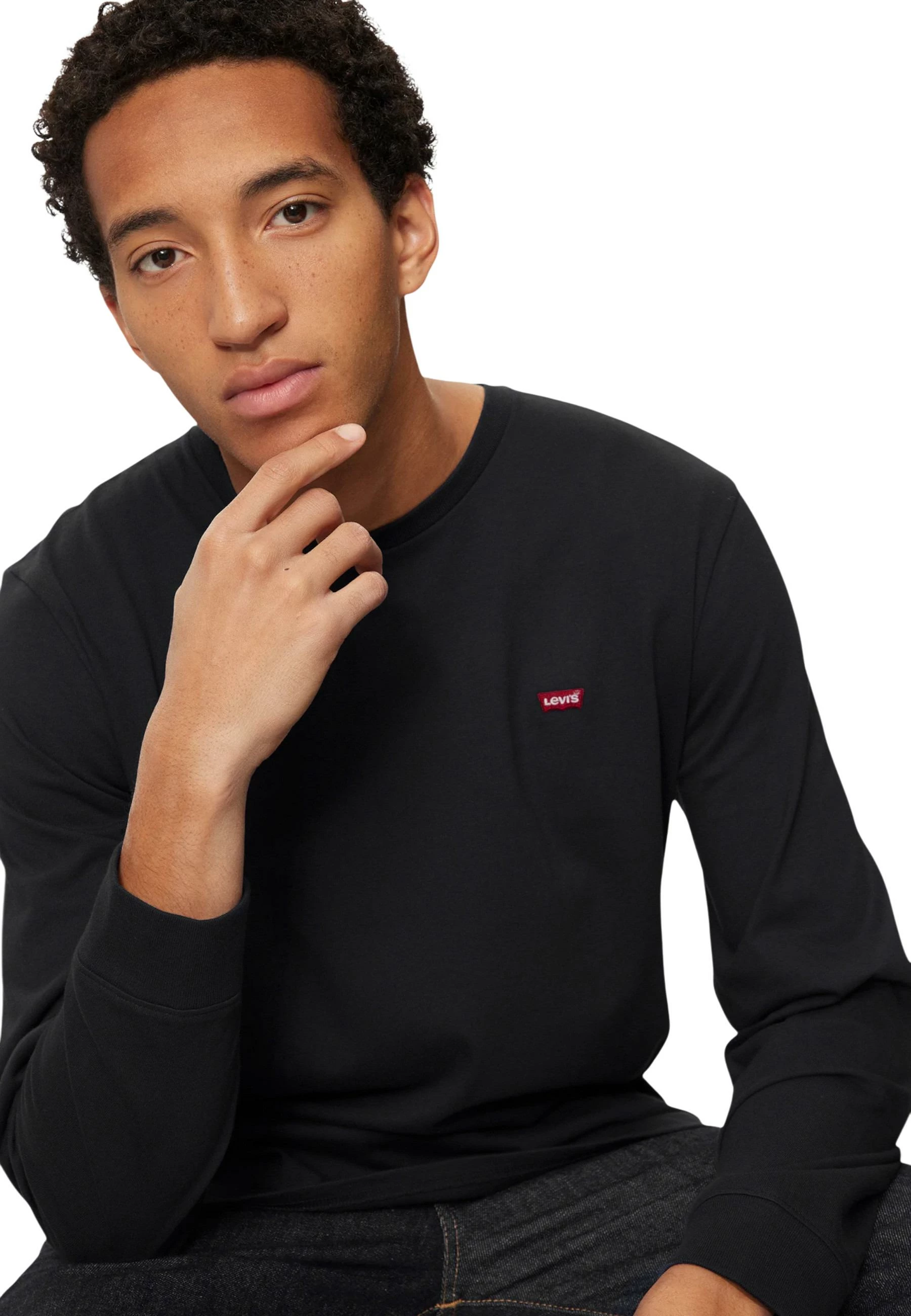 Maicë me mëngë të gjata për meshkuj Levi's 72848-0009, e zezë [Madhësia: XS]