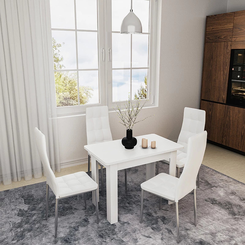 Tavolinë Celeste e bardhë 100x60x73.5cm