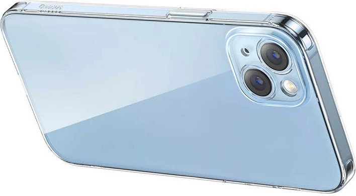 Mbështjellës Baseus Simple për iPhone 14 Plus, transparent