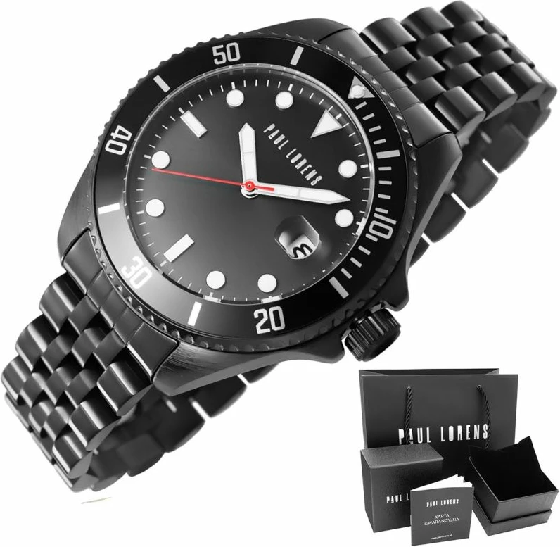 Orë dore për meshkuj Paul Lorens, e zezë