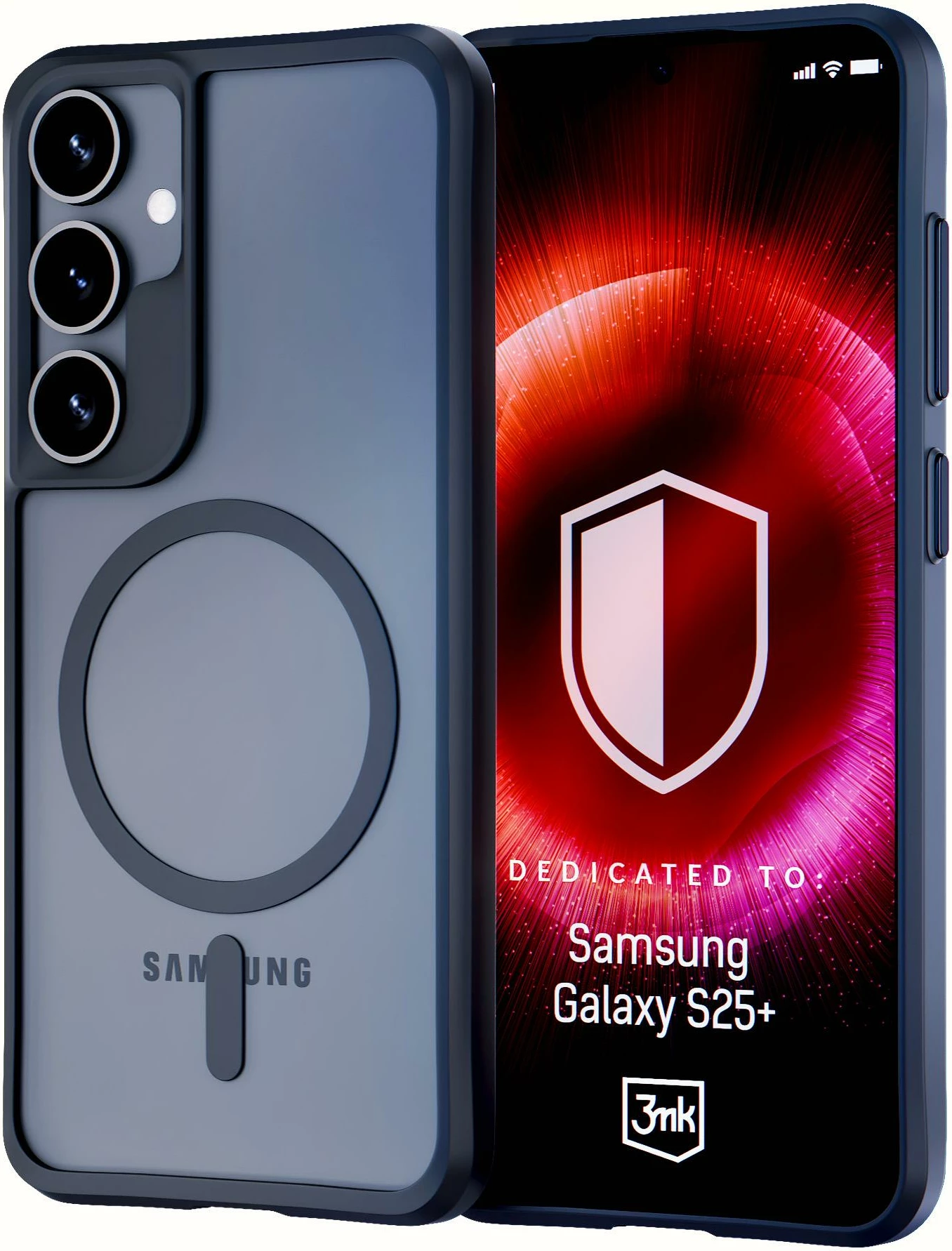 Mbështjellës 3mk Satin Armor MagCase për Samsung Galaxy S25+, Transparent