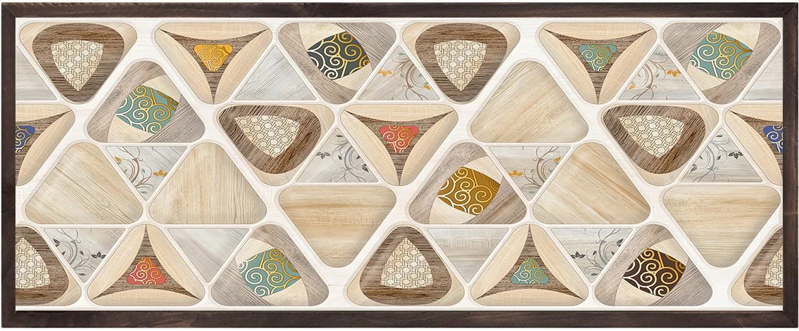 Pikturë dekorative me kornizë, MDF, Wallity, Artsmdfyty66-7033, shumëngjyrëshe, 33x70cm