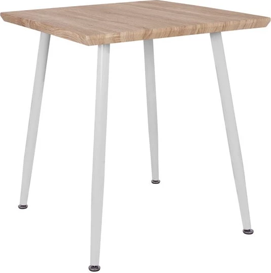 Tavolinë ngrënieje PALOMA FH8335.02, 70x70x76.5, sonoma, këmbë të bardha