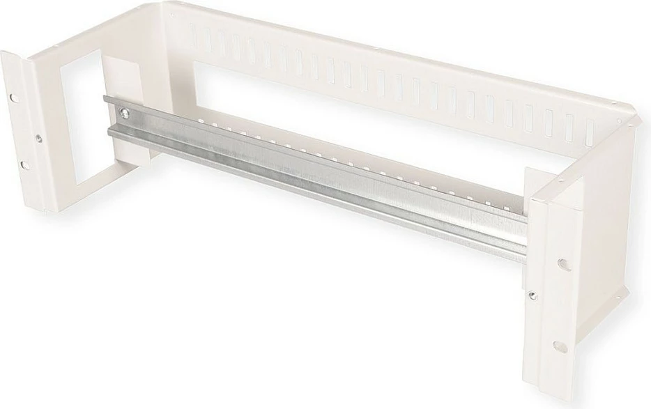 Mbajtëse shinë DIN 19" ROLINE, suport top-hat rail, çelik, gri