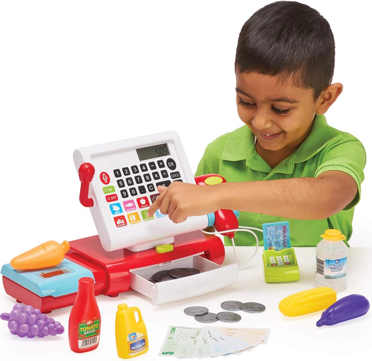 Set lodër për fëmijë Busy Me Electronic Cash Register Playset