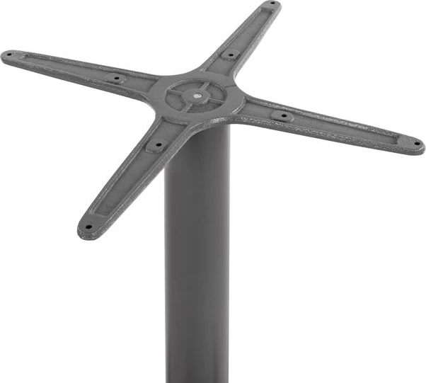 Baza tavoline alumini 4 këmbë 65x65x70cm me kryq 48x48cm FH448.04 Gri