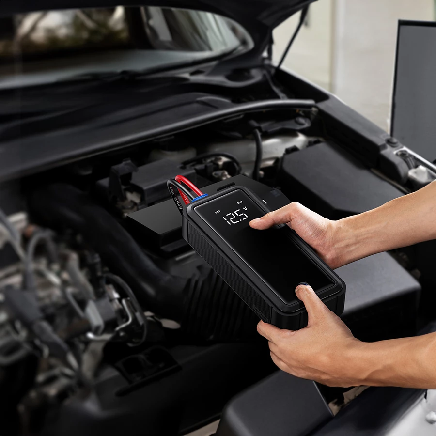 Jump starter Baseus Super Energy Mega Series BS-CH007, 3000A, 12V, me superkondensator, Gri