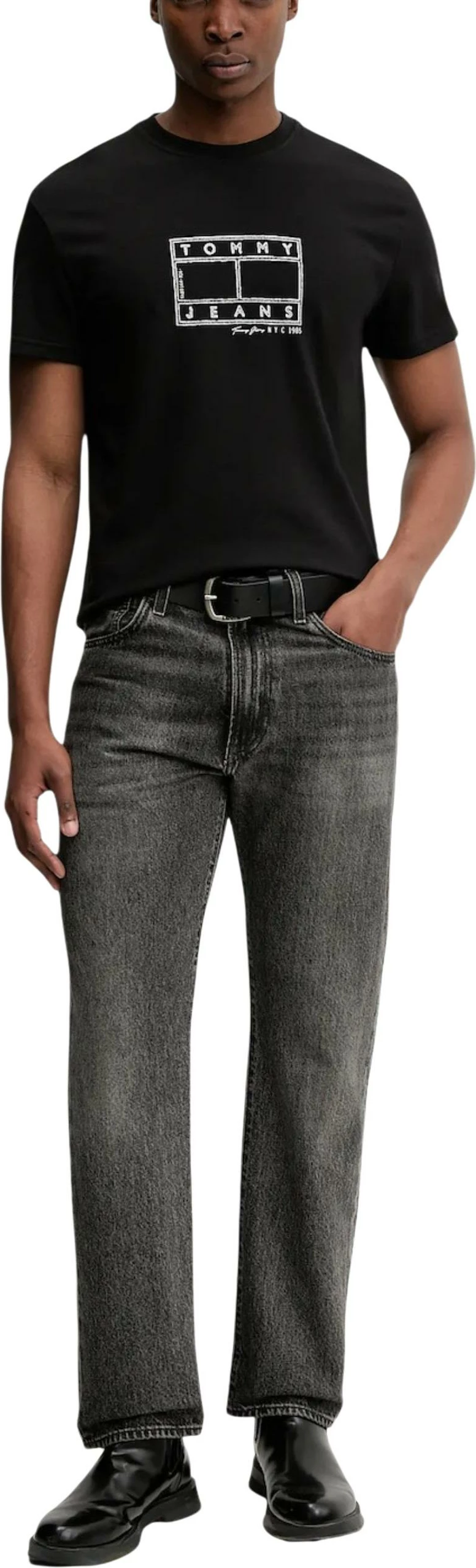 Maicë për meshkuj Tommy Hilfiger Jeans DM0DM22317, e zezë [Madhësia: L]