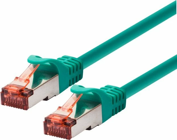 Kabllo rrjeti LOGON TCF66F003G Cat6a 0.3 m RJ-45 F/UTP, e gjelbër