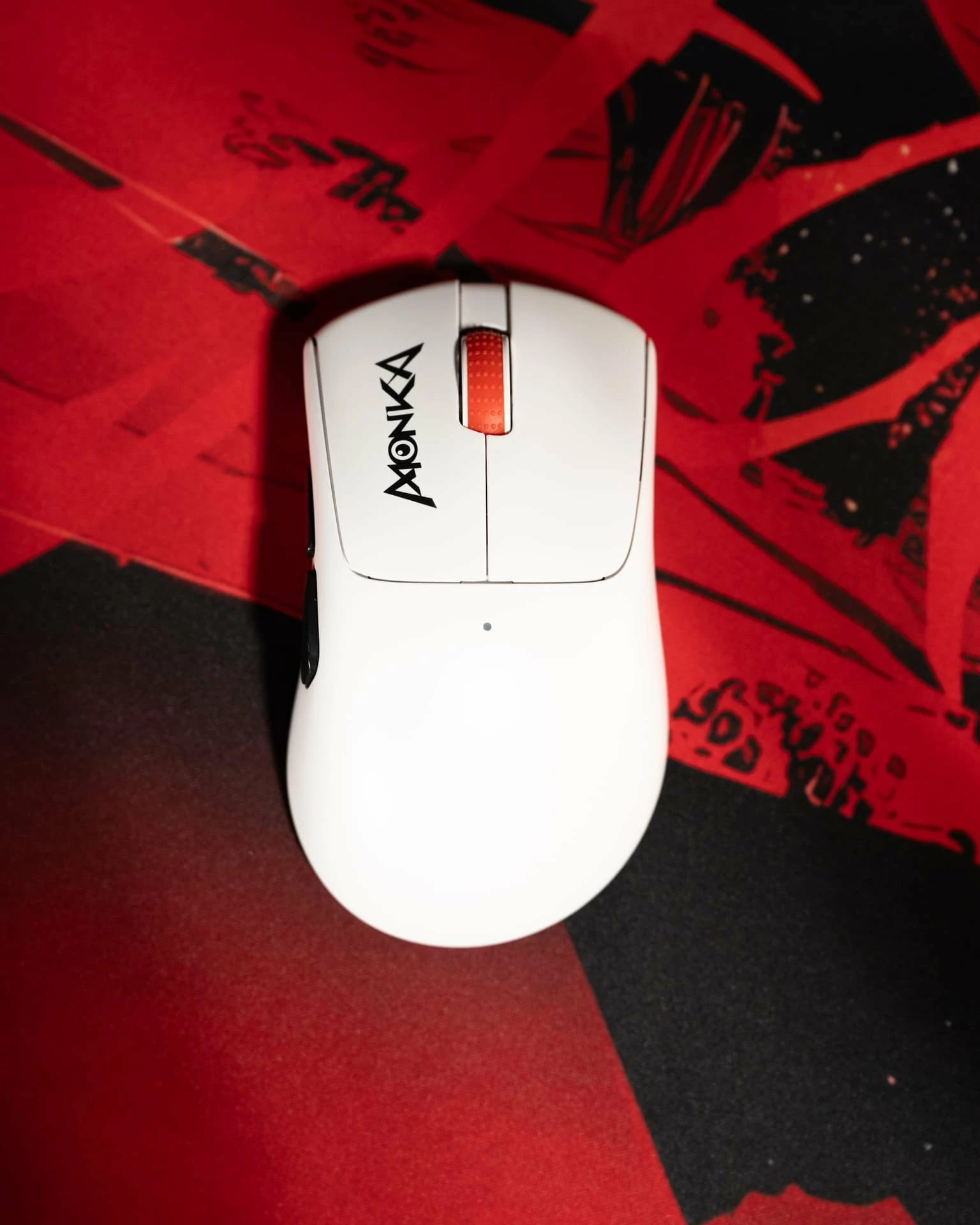 Maus gaming Marvo Monka Rapid G982W 12000 DPI me 3 mënyra lidhjeje (BT/2.4G/USB) i bardhë