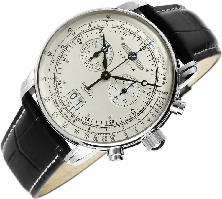 Orë dore për meshkuj Zeppelin, e zezë