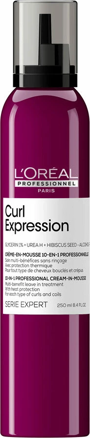 Shkumë për kaçurrela L'Oreal Professionnel Serie Expert Curl Expression 10w1 për femra, 250ml