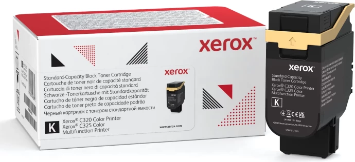 Toner Xerox 006R04827 kapacitet standard 2200 faqe për printer C320/C325, e zezë